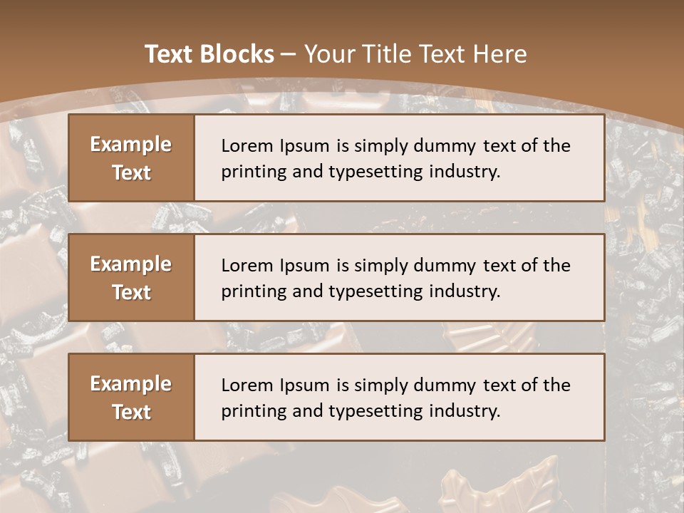 Tempting Close Up Calories PowerPoint Template