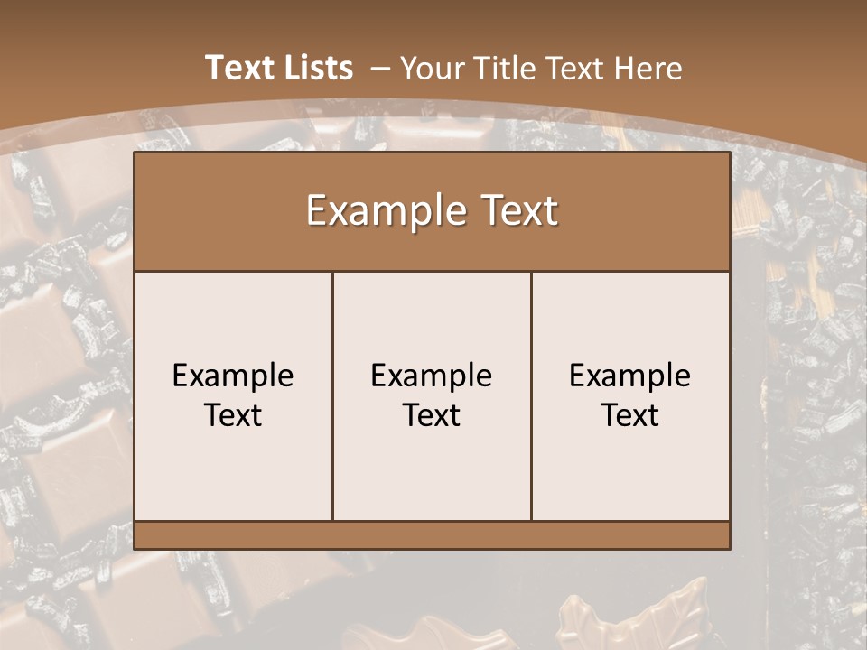 Tempting Close Up Calories PowerPoint Template