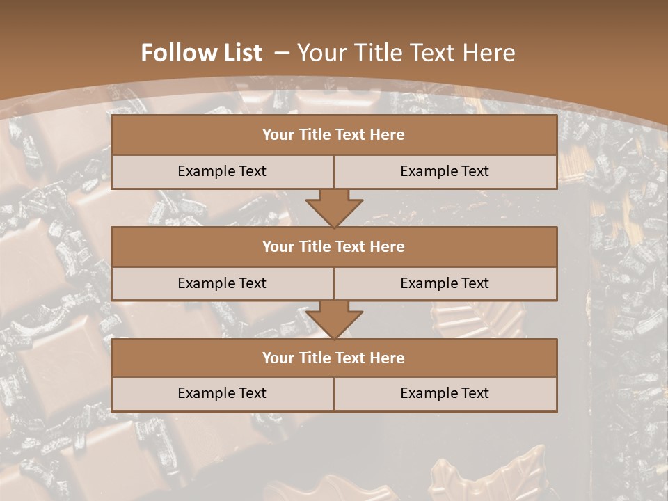 Tempting Close Up Calories PowerPoint Template