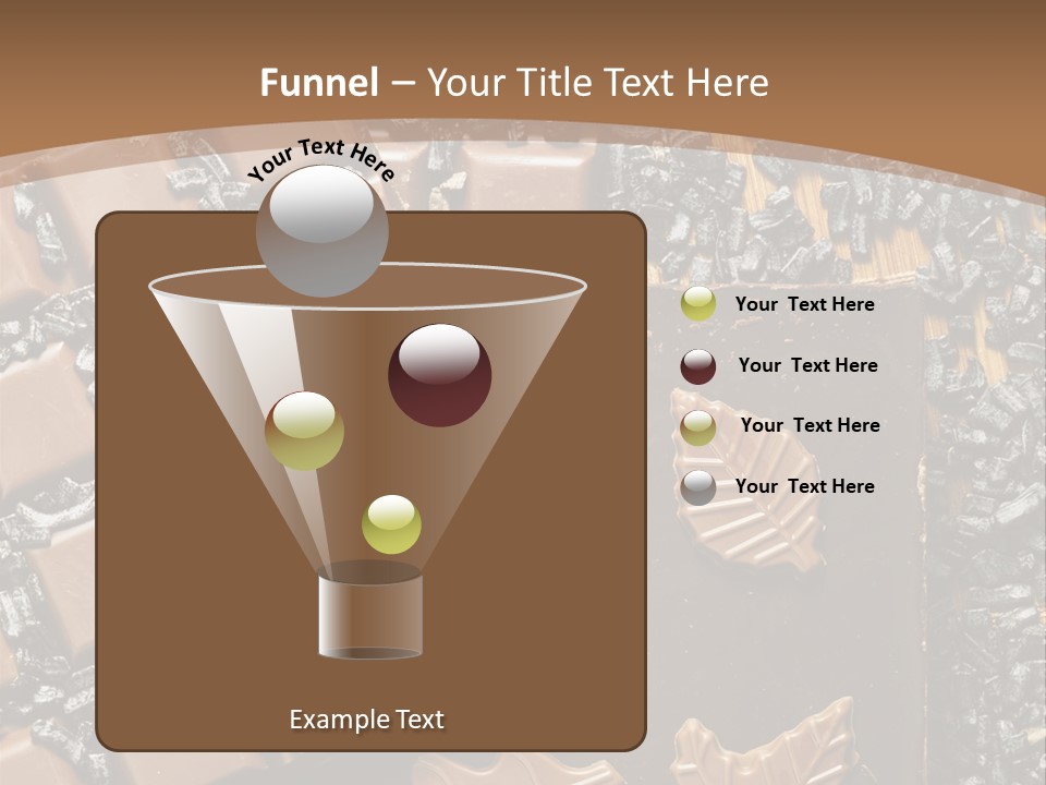 Tempting Close Up Calories PowerPoint Template