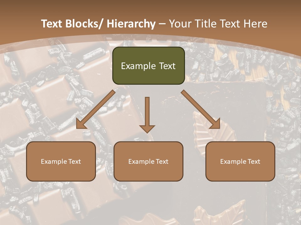 Tempting Close Up Calories PowerPoint Template