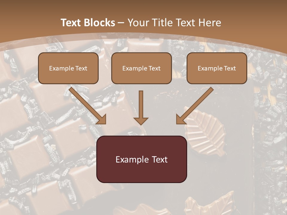 Tempting Close Up Calories PowerPoint Template