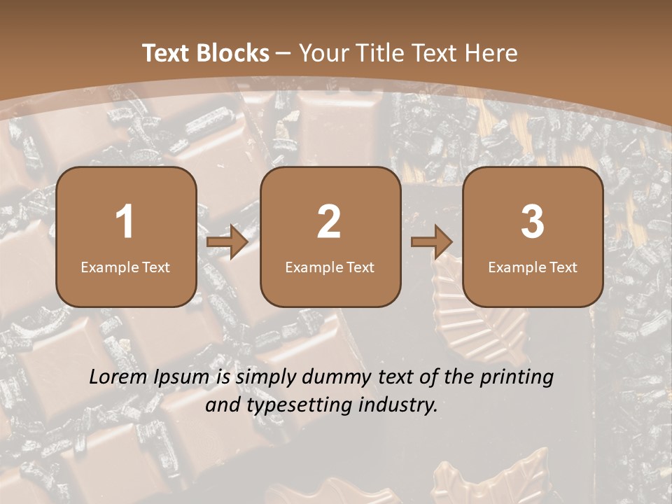 Tempting Close Up Calories PowerPoint Template