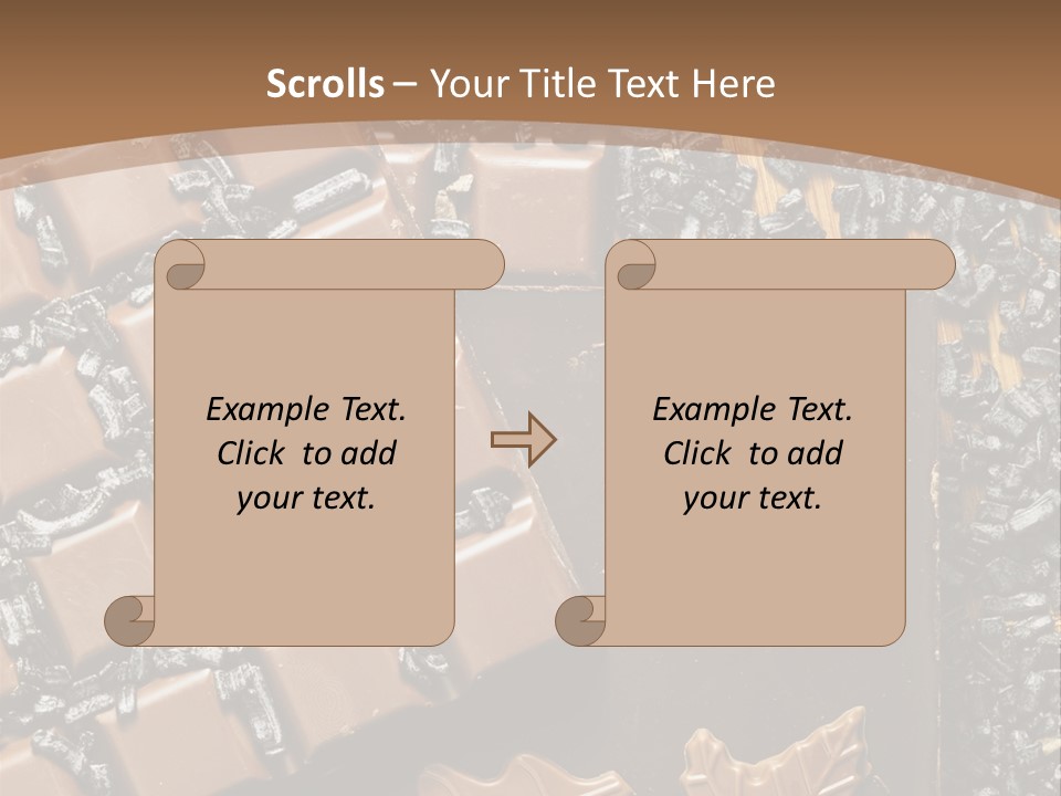 Tempting Close Up Calories PowerPoint Template
