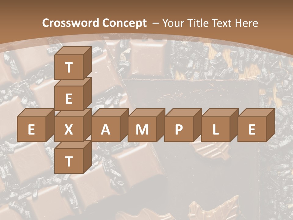 Tempting Close Up Calories PowerPoint Template