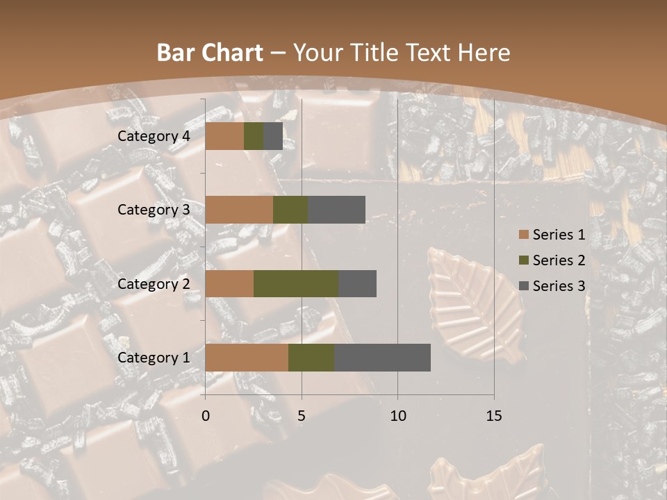 Tempting Close Up Calories PowerPoint Template
