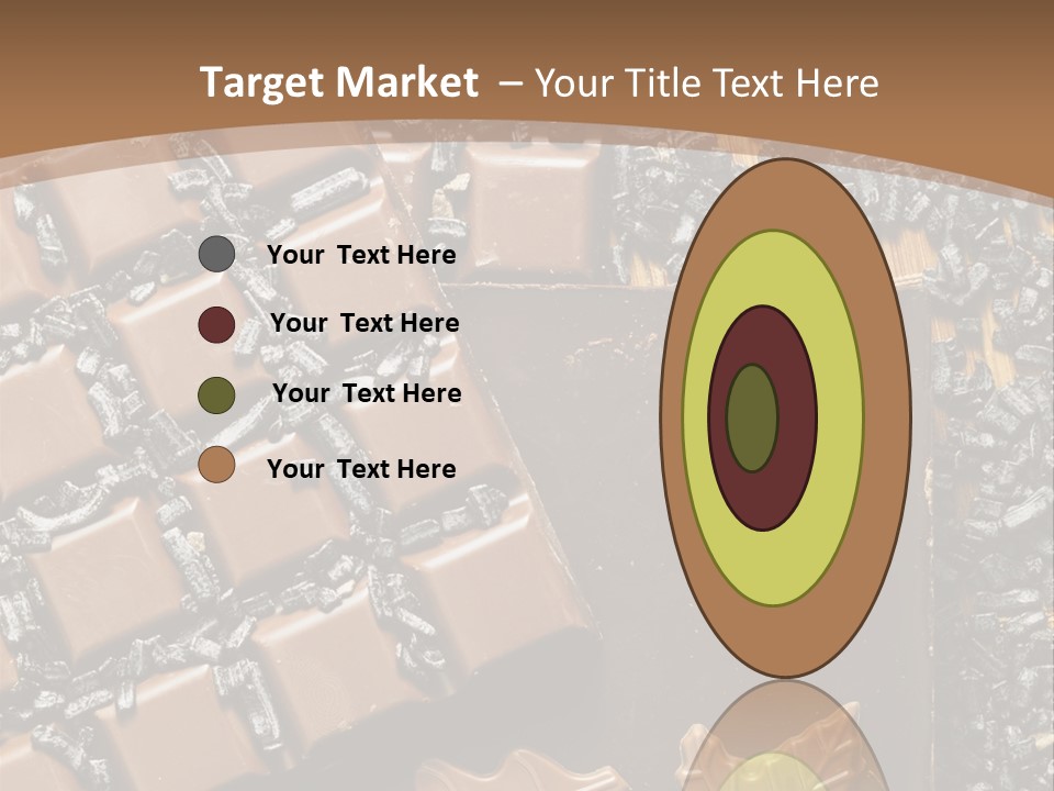 Tempting Close Up Calories PowerPoint Template