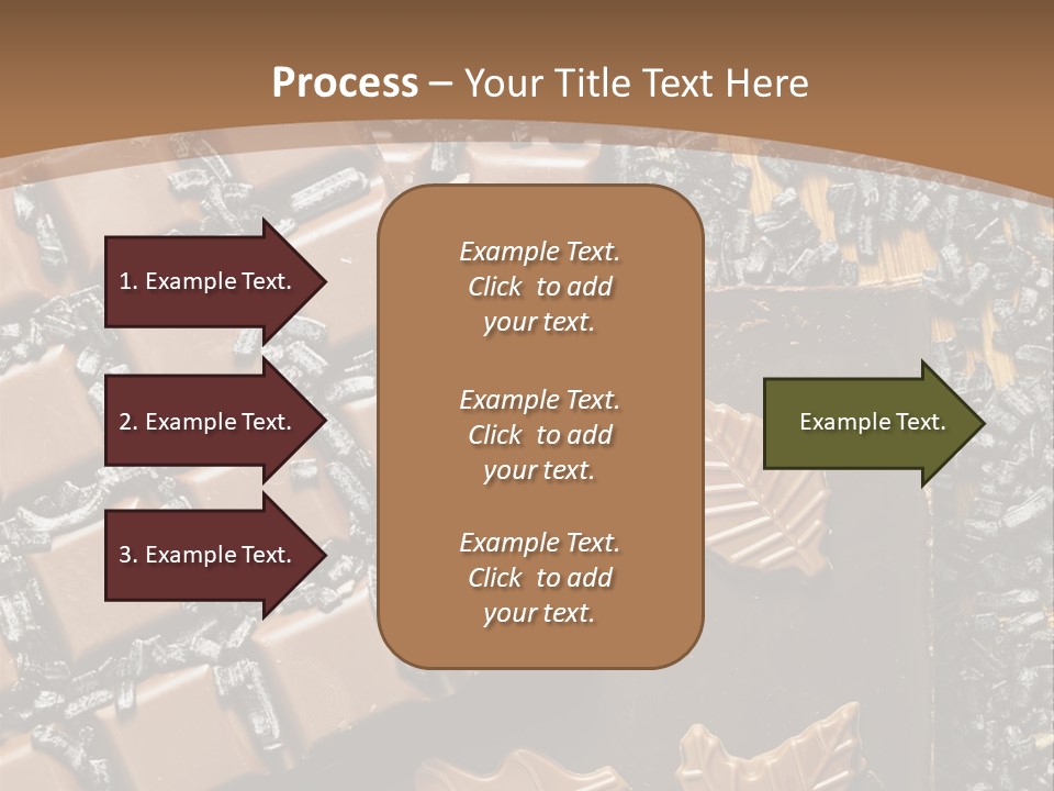 Tempting Close Up Calories PowerPoint Template