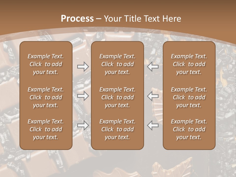 Tempting Close Up Calories PowerPoint Template