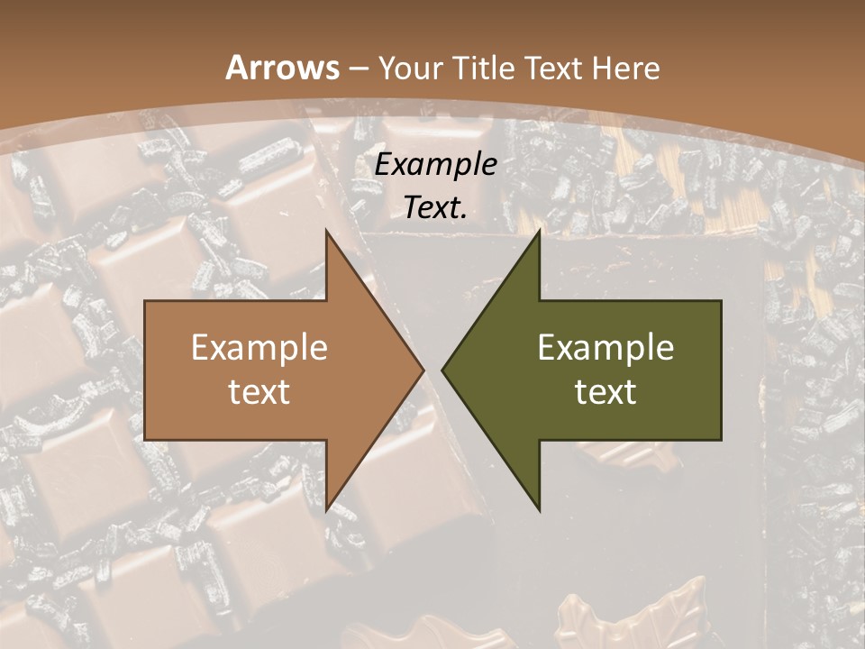 Tempting Close Up Calories PowerPoint Template