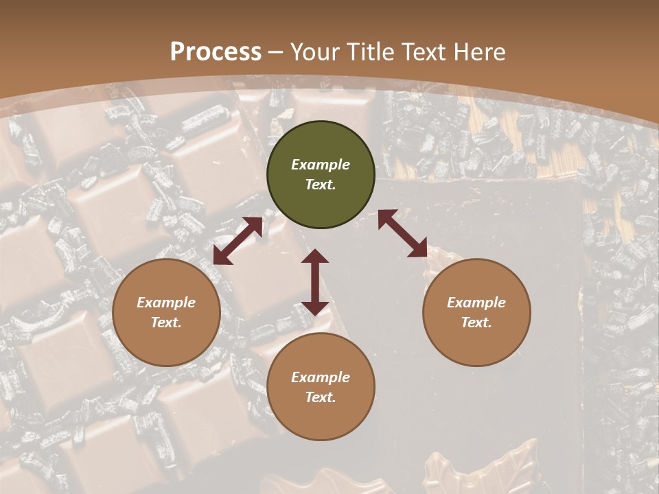Tempting Close Up Calories PowerPoint Template