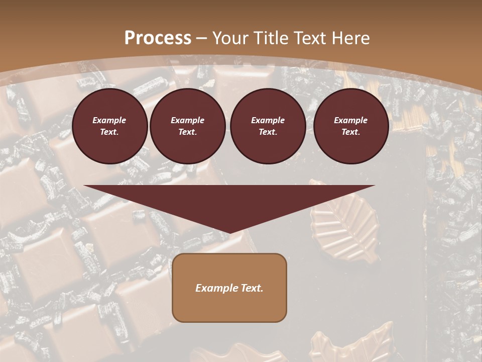 Tempting Close Up Calories PowerPoint Template