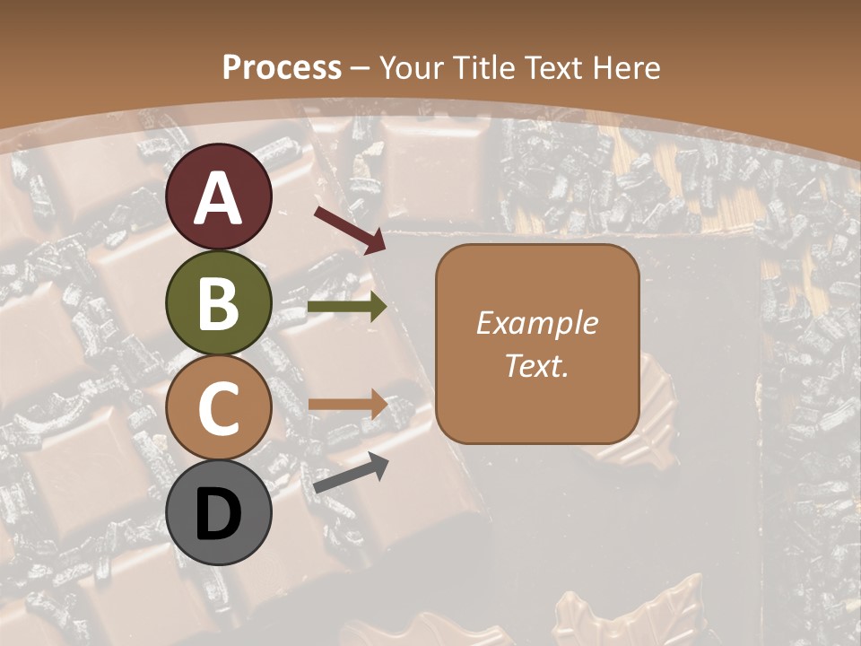 Tempting Close Up Calories PowerPoint Template