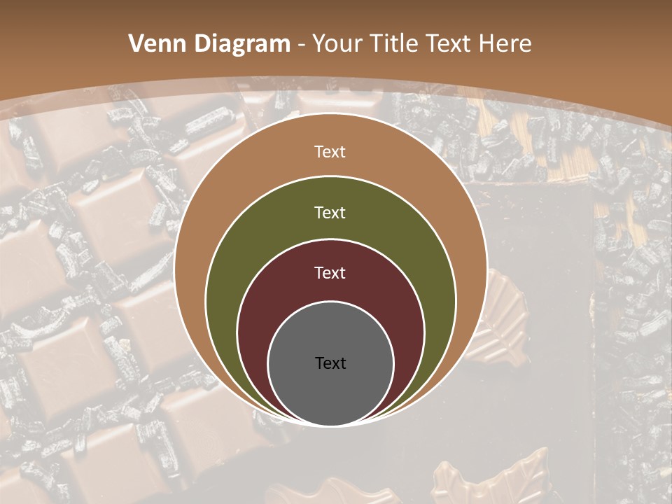 Tempting Close Up Calories PowerPoint Template