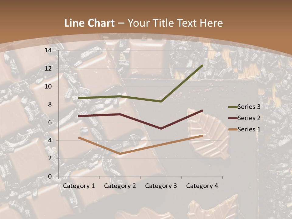Tempting Close Up Calories PowerPoint Template