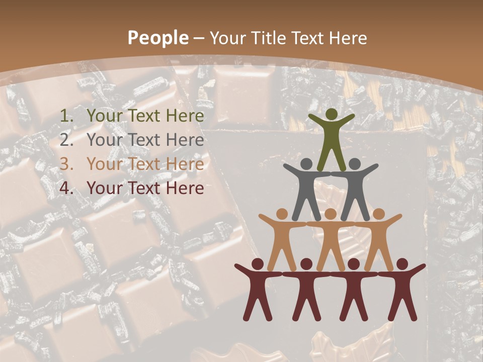 Tempting Close Up Calories PowerPoint Template