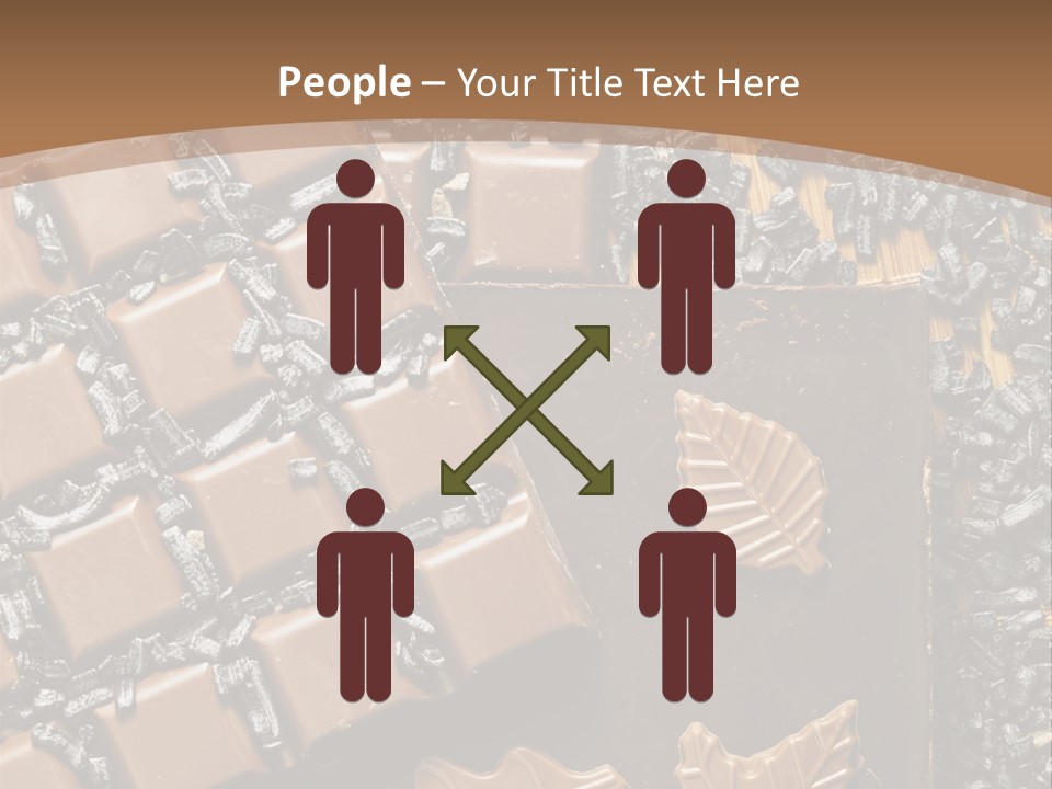 Tempting Close Up Calories PowerPoint Template