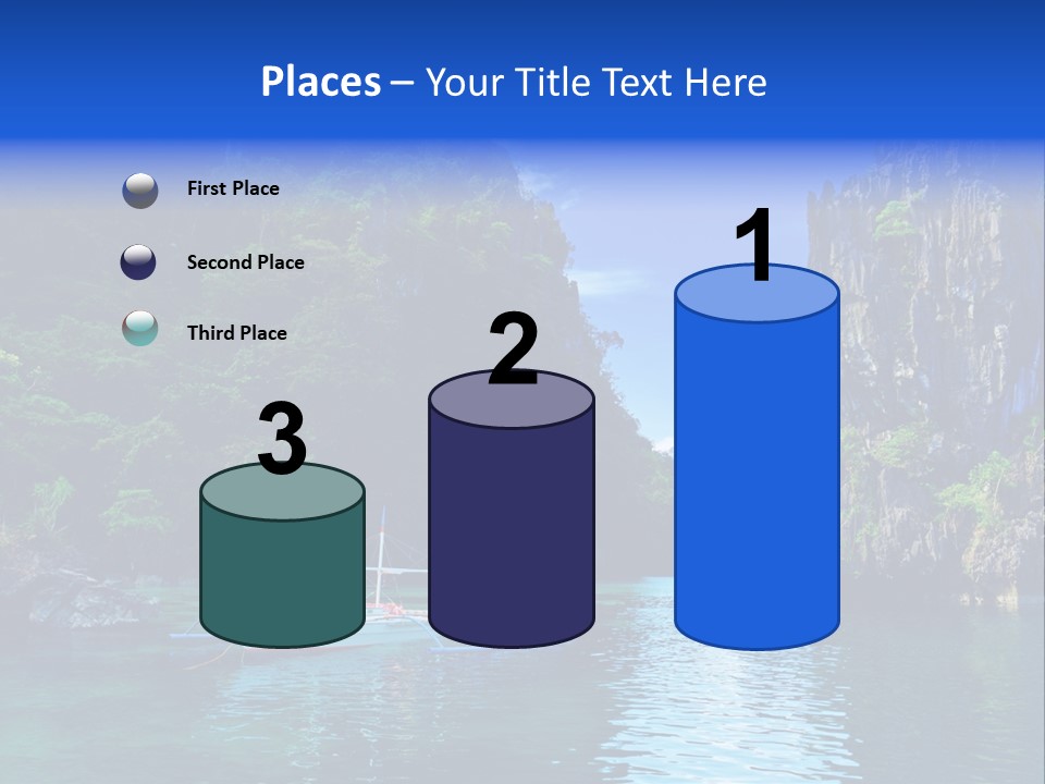 Waves Horizon Shore PowerPoint Template