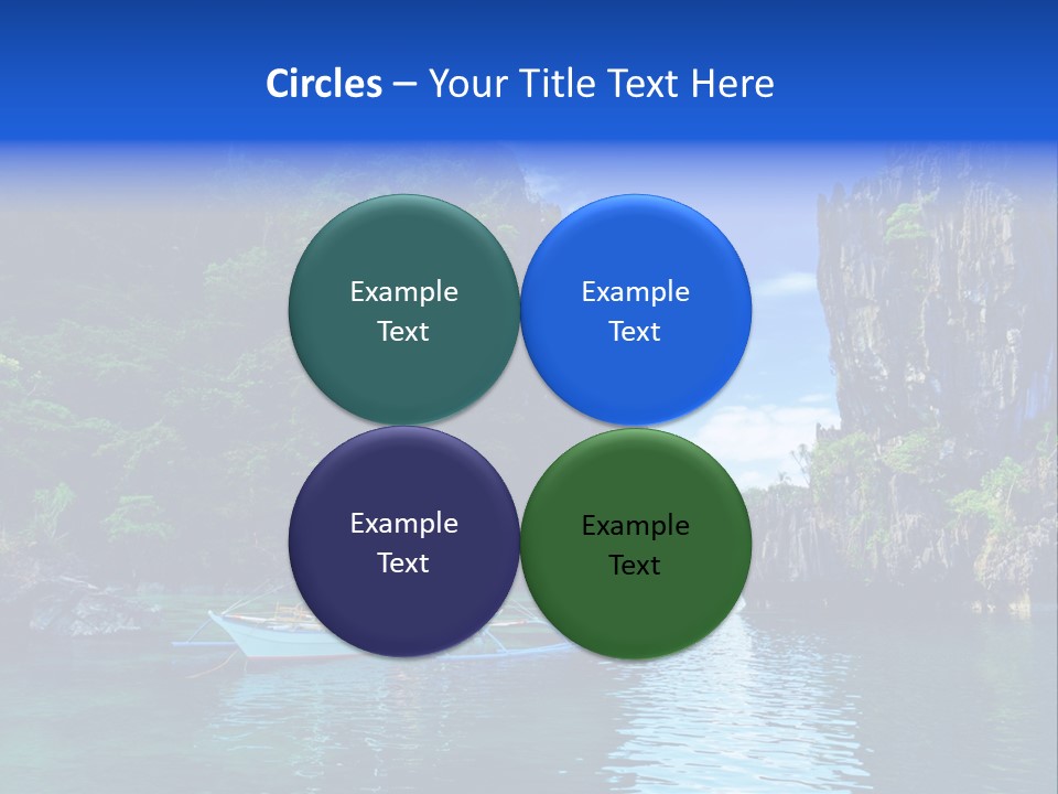 Waves Horizon Shore PowerPoint Template