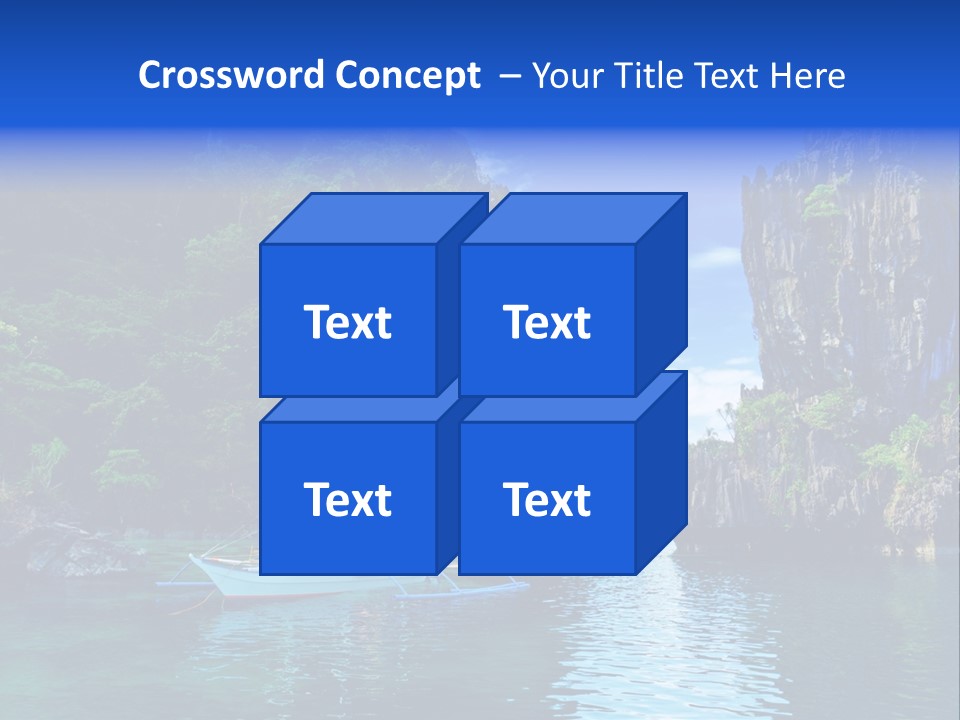 Waves Horizon Shore PowerPoint Template