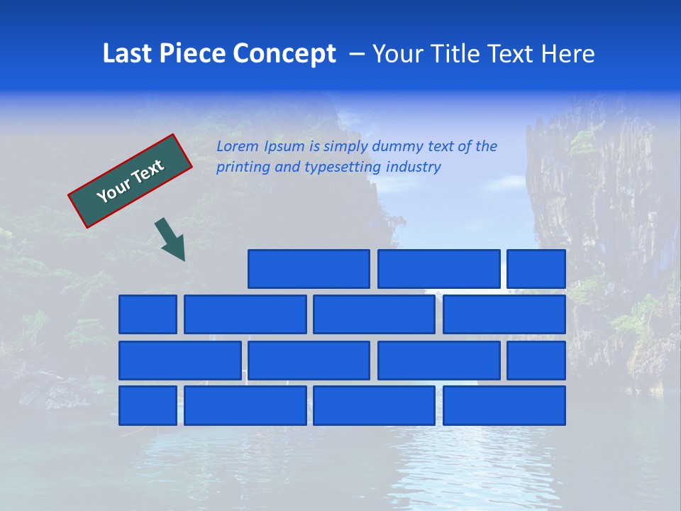 Waves Horizon Shore PowerPoint Template