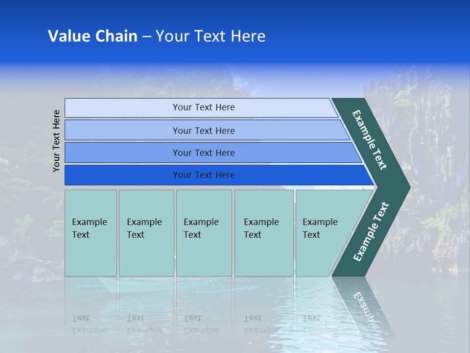 Waves Horizon Shore PowerPoint Template