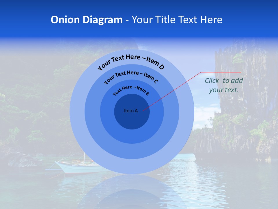 Waves Horizon Shore PowerPoint Template