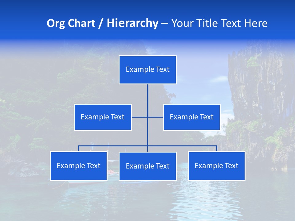 Waves Horizon Shore PowerPoint Template
