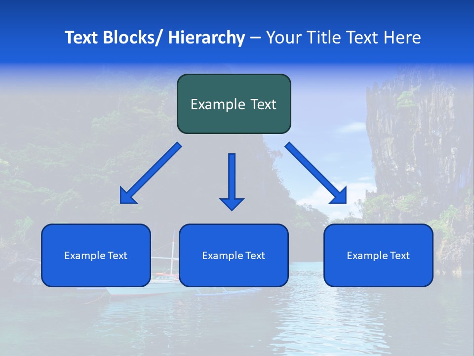 Waves Horizon Shore PowerPoint Template