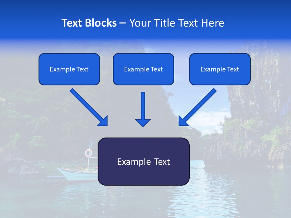 Waves Horizon Shore PowerPoint Template
