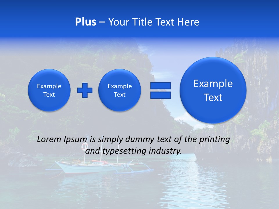 Waves Horizon Shore PowerPoint Template