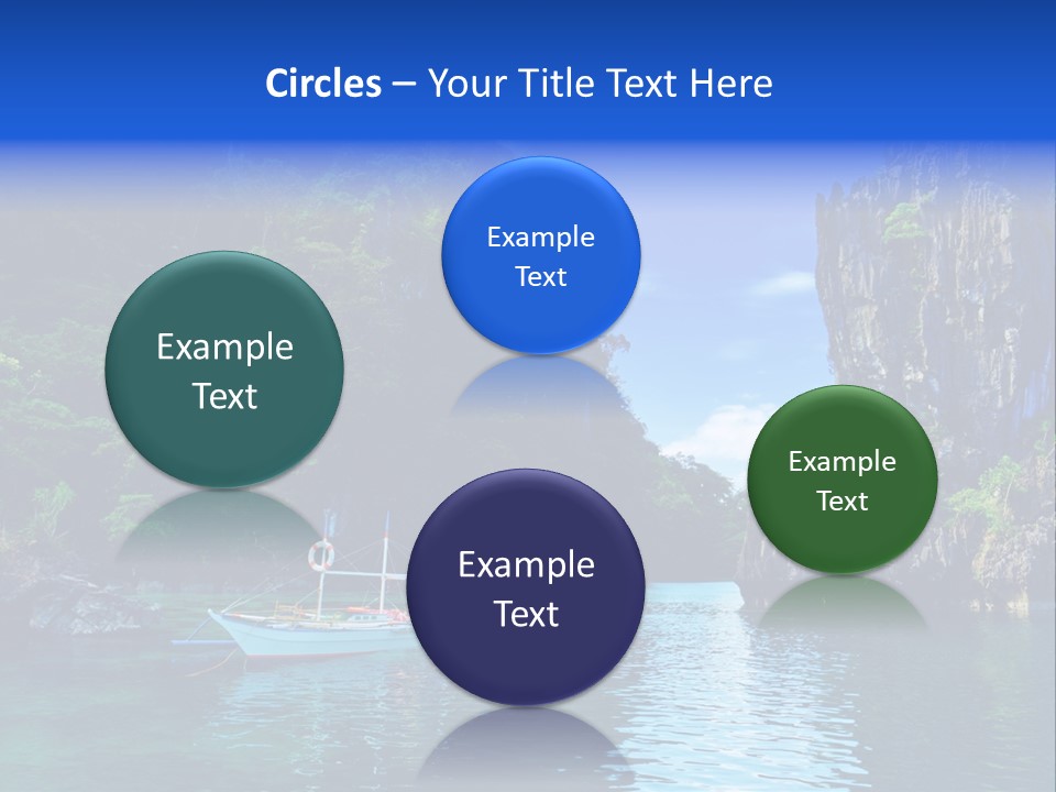Waves Horizon Shore PowerPoint Template