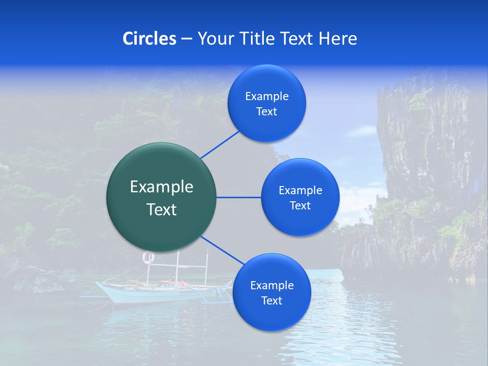 Waves Horizon Shore PowerPoint Template
