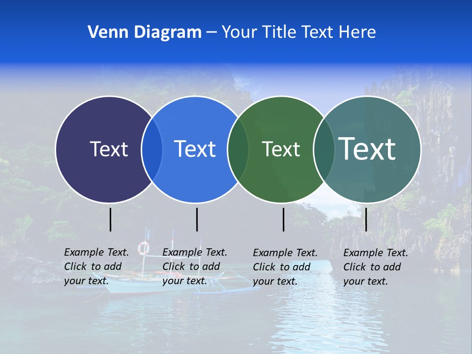 Waves Horizon Shore PowerPoint Template