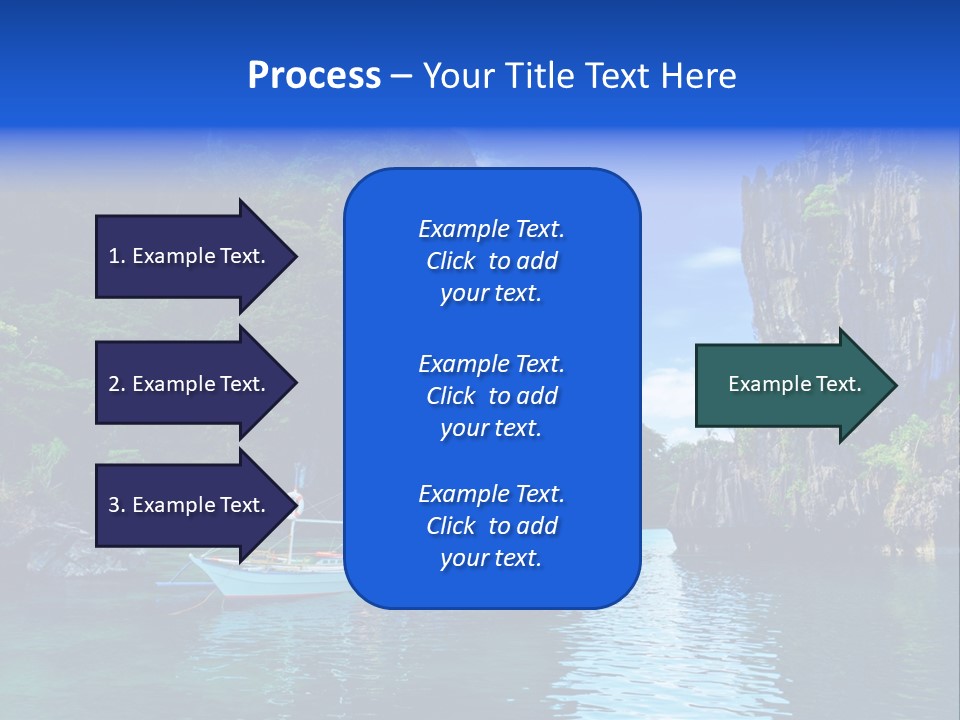 Waves Horizon Shore PowerPoint Template