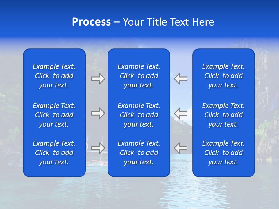 Waves Horizon Shore PowerPoint Template