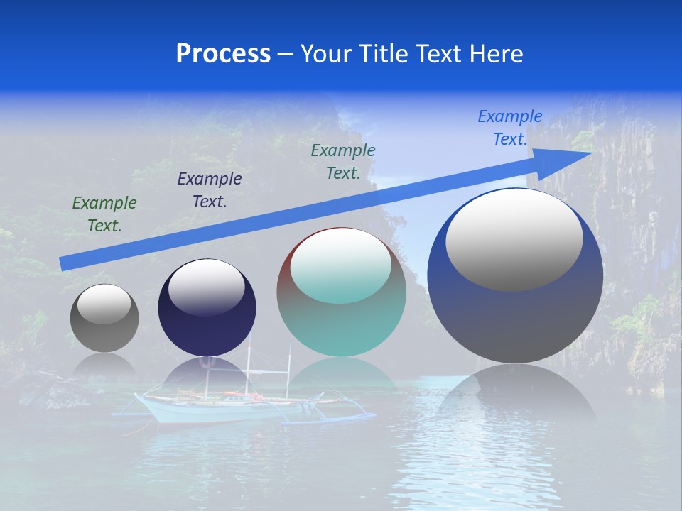 Waves Horizon Shore PowerPoint Template