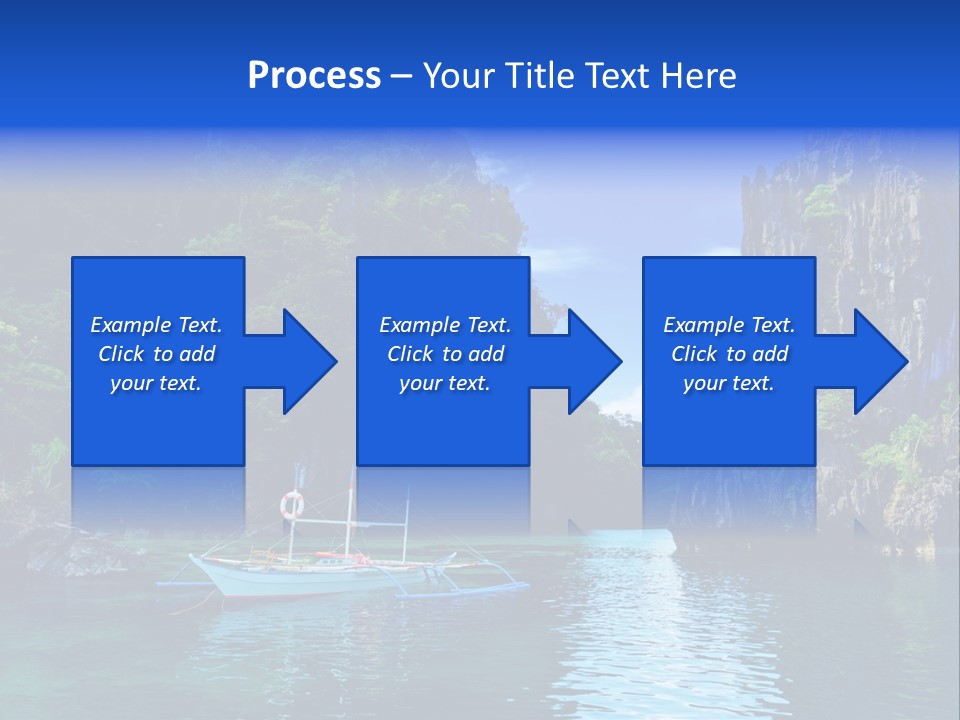 Waves Horizon Shore PowerPoint Template