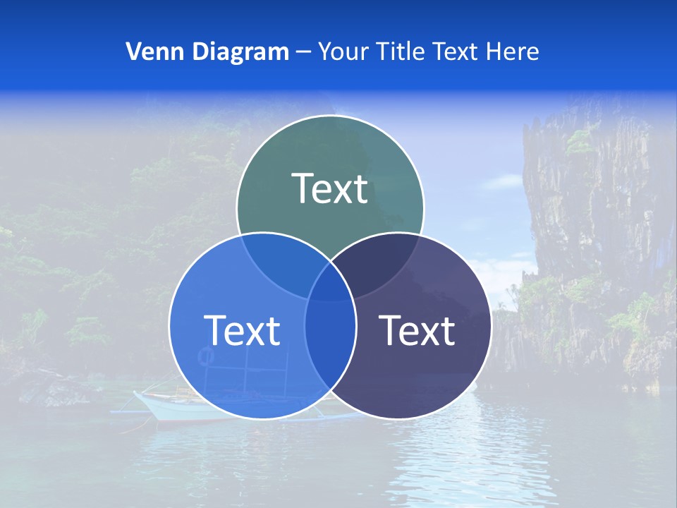 Waves Horizon Shore PowerPoint Template