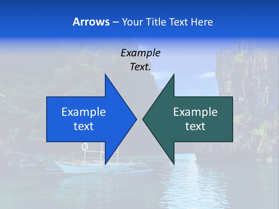 Waves Horizon Shore PowerPoint Template