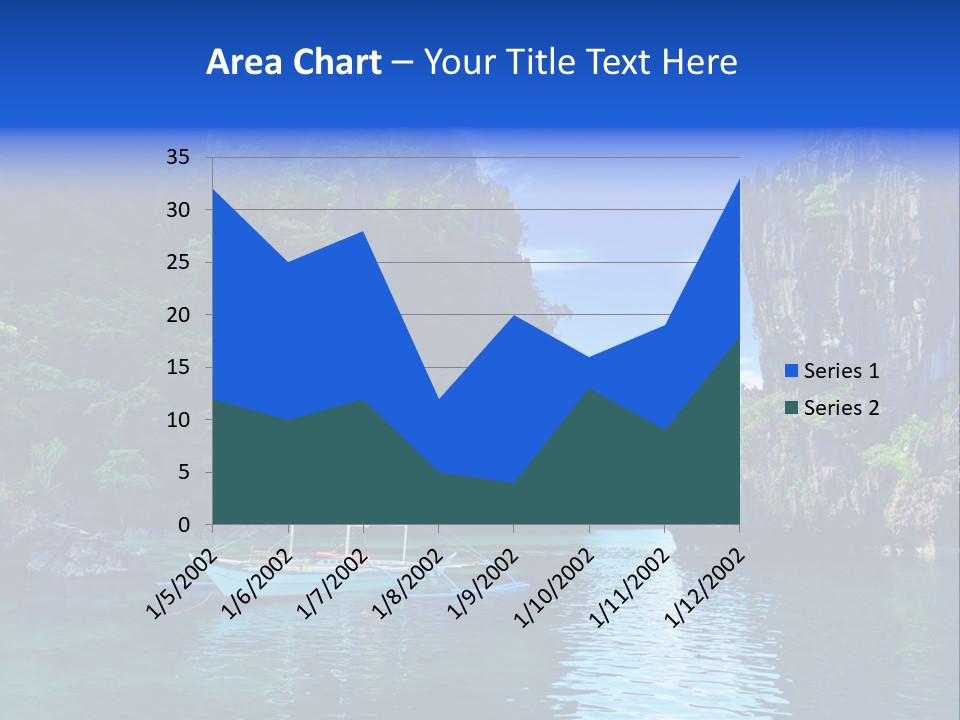 Waves Horizon Shore PowerPoint Template