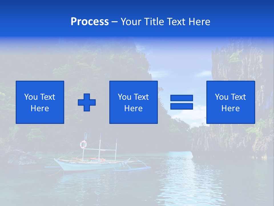 Waves Horizon Shore PowerPoint Template