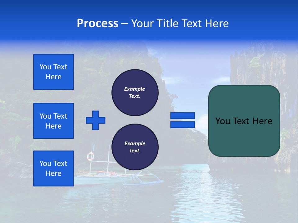 Waves Horizon Shore PowerPoint Template