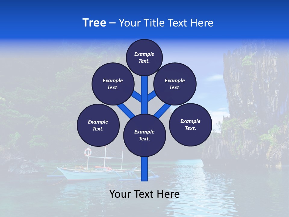 Waves Horizon Shore PowerPoint Template
