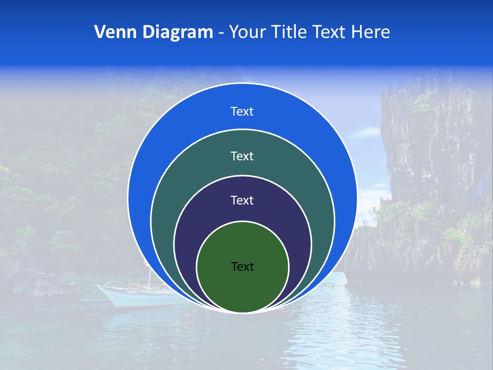 Waves Horizon Shore PowerPoint Template