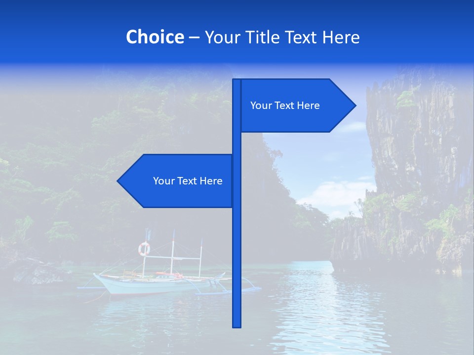 Waves Horizon Shore PowerPoint Template