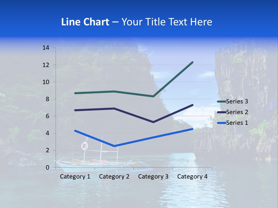 Waves Horizon Shore PowerPoint Template