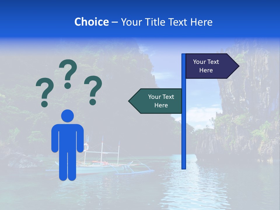 Waves Horizon Shore PowerPoint Template