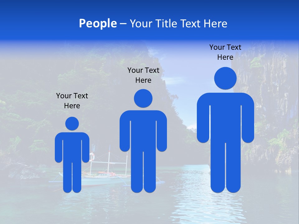 Waves Horizon Shore PowerPoint Template