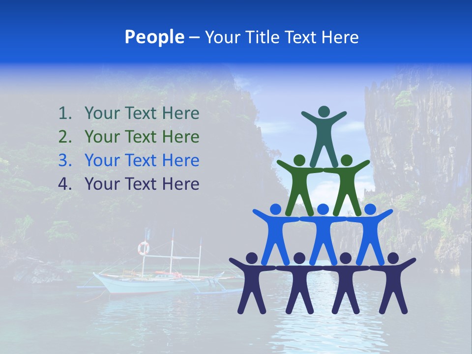 Waves Horizon Shore PowerPoint Template